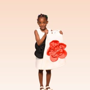 Petal Pop Party Dress (White)