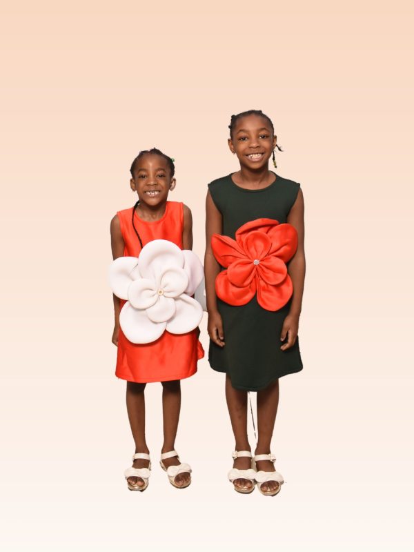 Petal Pop Party Dress (Red)