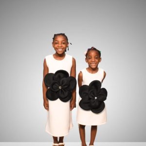 Petal Pop Party Dress (White)