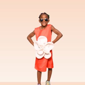 Petal Pop Party Dress (Red)