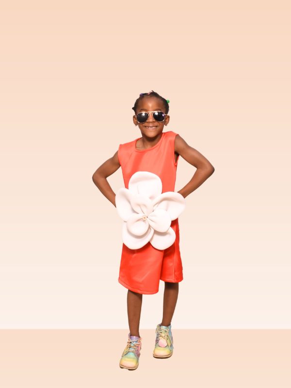 Petal Pop Party Dress (Red)