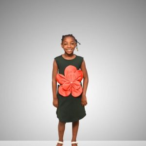 Petal Pop Party Dress (Black)