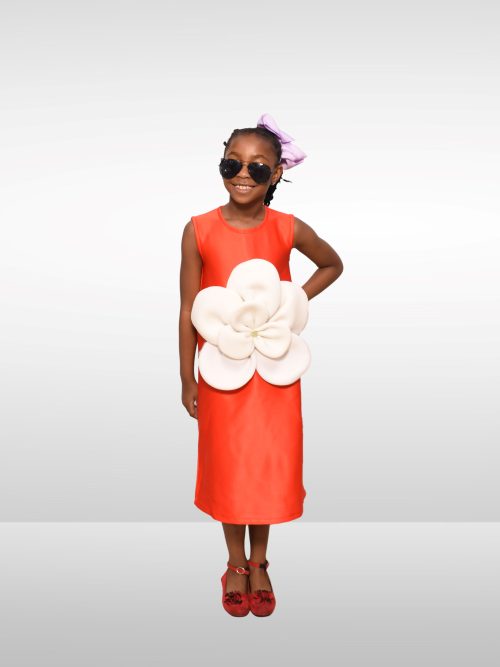 Petal Pop Party Dress (Red)