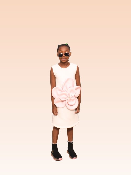 Petal Pop Party Dress (Peach)