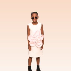 Petal Pop Party Dress (Peach)