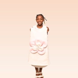 Petal Pop Party Dress (Peach)