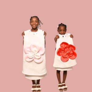 Petal Pop Party Dress (White)