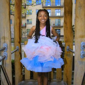 Candy Cloud Tutu Dress (Blue)