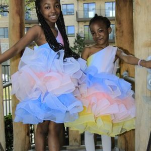 Candy Cloud Tutu Dress (Blue)
