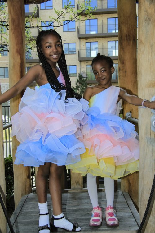 Candy Cloud Tutu Dress (Blue)