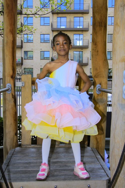 Candy Cloud Tutu Dress (Yellow)