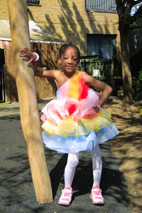 Candy Cloud Tutu Dress (Blue)