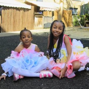 Candy Cloud Tutu Dress (Blue)