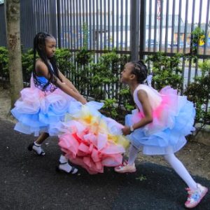 Candy Cloud Tutu Dress (Blue)